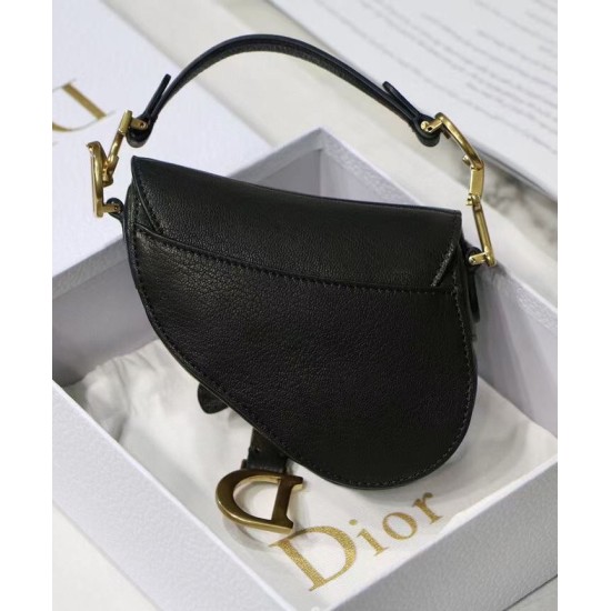 Fake Christian Dior Micro Saddle Bag Black Replica Fake Christian Dior Micro Saddle Bag Black Replica