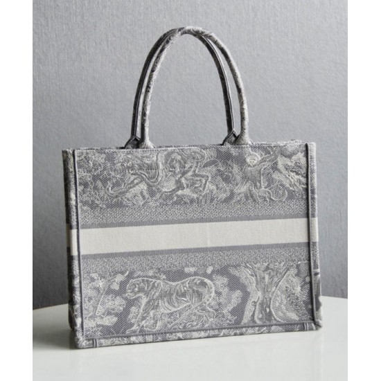 Replica Christian Dior Small Dior Book Tote Gray Fake Christian Dior Small Dior Book Tote Gray Replica