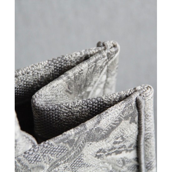 Replica Christian Dior Small Dior Book Tote Gray Fake Christian Dior Small Dior Book Tote Gray Replica