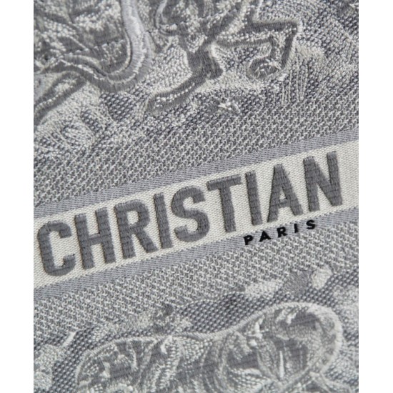 Replica Christian Dior Small Dior Book Tote Gray Fake Christian Dior Small Dior Book Tote Gray Replica