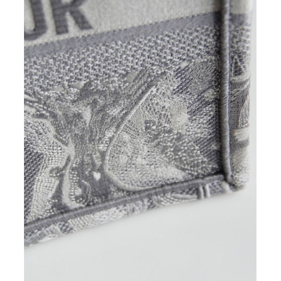 Replica Christian Dior Small Dior Book Tote Gray Fake Christian Dior Small Dior Book Tote Gray Replica