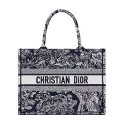 Fake Christian Dior Small Dior Book Tote Black Replica