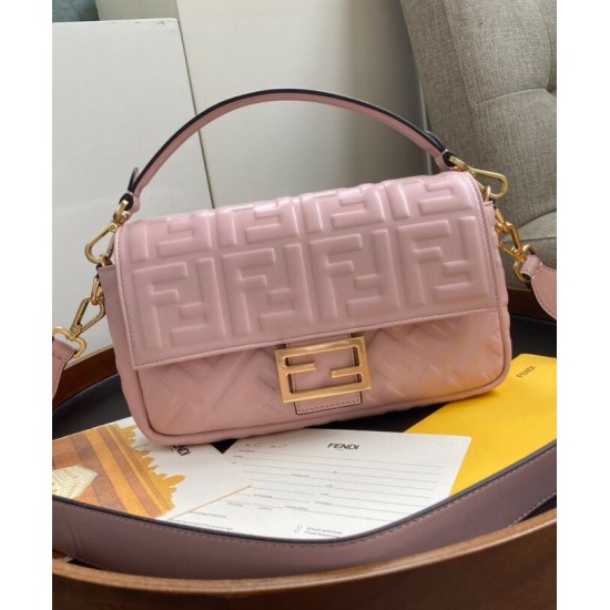 Replica Baguette Leather Bag 8BR600 Pink