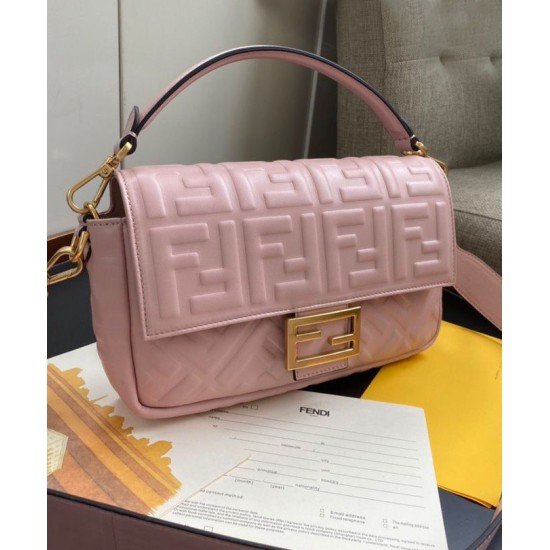 Replica Baguette Leather Bag 8BR600 Pink