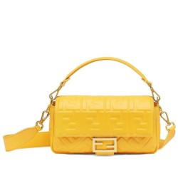 Replica Baguette Leather Bag 8BR600 Yellow