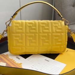 Replica Baguette Leather Bag 8BR600 Yellow Replica Baguette Leather Bag 8BR600 Yellow