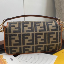 Replica Baguette FF Canvas Bag 8BR600 Coffee Replica Baguette FF Canvas Bag 8BR600 Coffee