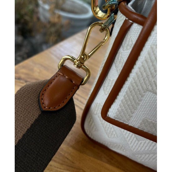 Replica Baguette FF Canvas Bag 8BR600 Cream Replica Baguette FF Canvas Bag 8BR600 Cream