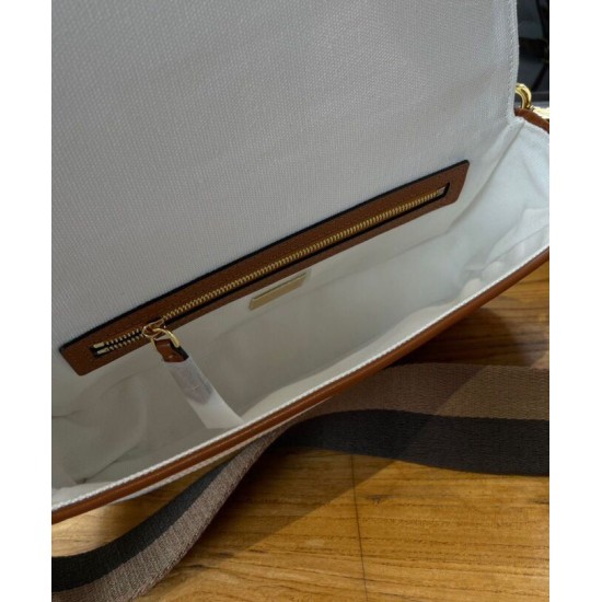 Replica Baguette FF Canvas Bag 8BR600 Cream Replica Baguette FF Canvas Bag 8BR600 Cream