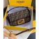 Replica Mini Baguette Fabric Bag 8BS0171 Coffee Fake Mini Baguette Fabric Bag 8BS0171 Coffee Replica