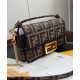 Replica Mini Baguette Fabric Bag 8BS0171 Coffee Fake Mini Baguette Fabric Bag 8BS0171 Coffee Replica