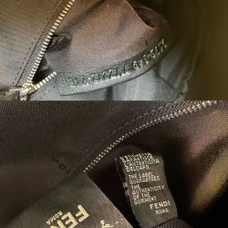 Fake Nylon Backpack 7VZ042 Coffee Replica