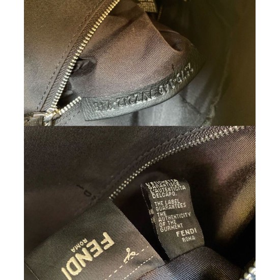 Fake Nylon Backpack 7VZ042 Coffee Replica Fake Nylon Backpack 7VZ042 Coffee Replica