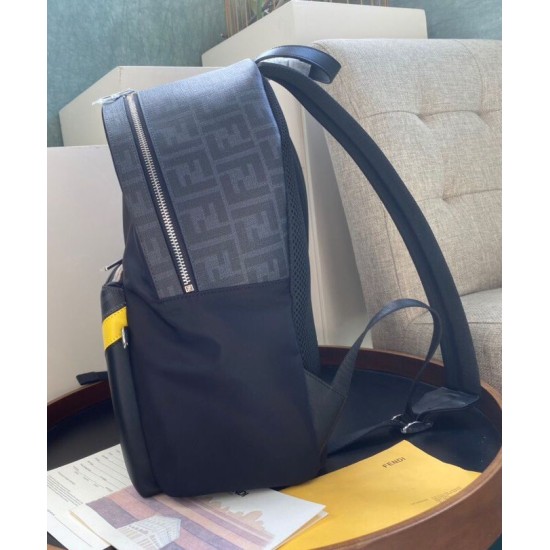 Fake Nylon Backpack 7VZ042 Gray Replica Replica Nylon Backpack 7VZ042 Gray