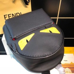Fake Bag Bugs Leather Backpack Black Replica Replica Bag Bugs Leather Backpack Black