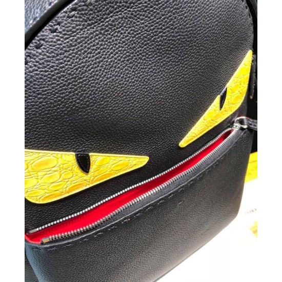 Replica Bag Bugs Leather Backpack Black