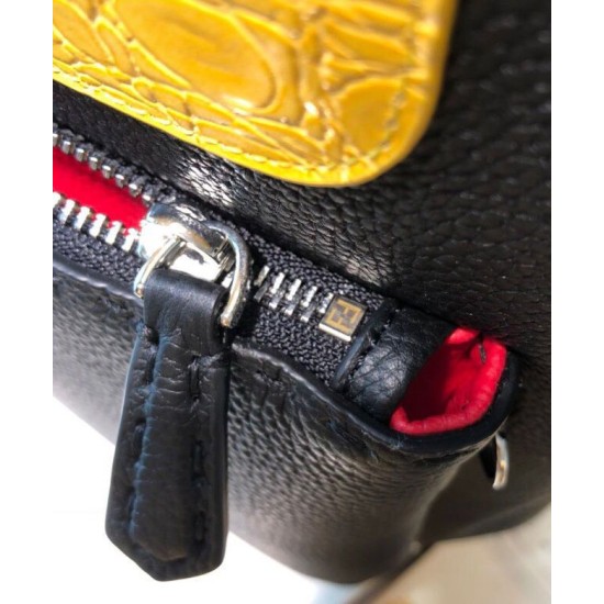 Replica Bag Bugs Leather Backpack Black