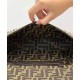 Fake Baguette Embroidered FF Fabric Bag 8BR6008 Dark Coffee Replica Replica Baguette Embroidered FF Fabric Bag 8BR6008 Dark Coffee