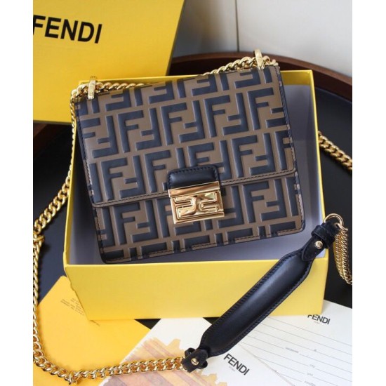 Fake Kan I Small Leather Bag 8M0417 Coffee Replica Fake Kan I Small Leather Bag 8M0417 Coffee Replica