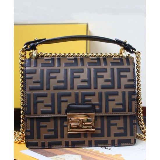 Fake Kan I Small Leather Bag 8M0417 Coffee Replica Fake Kan I Small Leather Bag 8M0417 Coffee Replica