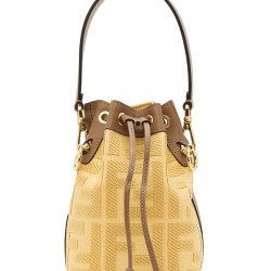 Fake Mon Tresor Canvas Mini Bag 8BS010 Apricot Replica