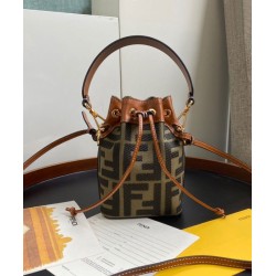 Fake Mon Tresor Canvas Mini Bag 8BS010 Coffee Replica Replica Mon Tresor Canvas Mini Bag 8BS010 Coffee