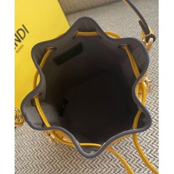 Fake Mon Tresor Glazed Canvas Mini-bag 8BS010 Yellow Replica Replica Mon Tresor Glazed Canvas Mini-bag 8BS010 Yellow
