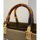 Replica Sunshine Medium Leather And Elaphe Shopper 8BH386 Khaki Replica Sunshine Medium Leather And Elaphe Shopper 8BH386 Khaki
