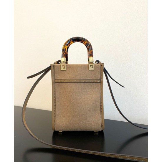 Fake Mini Sunshine Shopper 8BS051 Gray Replica Replica Mini Sunshine Shopper 8BS051 Gray