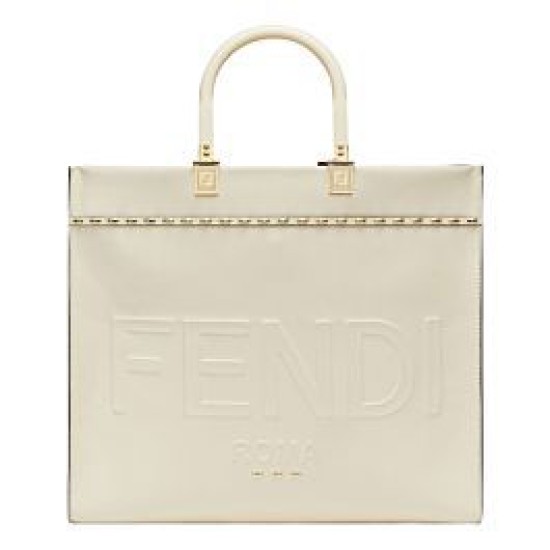 Replica Sunshine Medium Leather Shopper 8BH386 Cream Replica Sunshine Medium Leather Shopper 8BH386 Cream