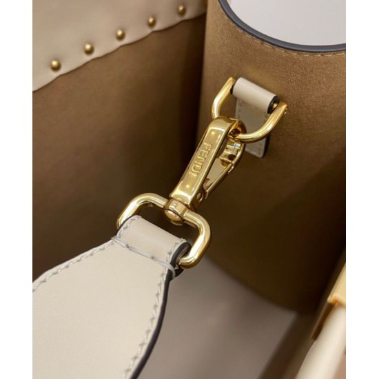 Replica Sunshine Medium Leather Shopper 8BH386 Cream Replica Sunshine Medium Leather Shopper 8BH386 Cream