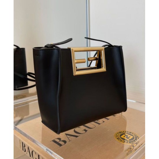 Fake Way Small Leather Bag 8BS054 Black Replica Replica Way Small Leather Bag 8BS054 Black