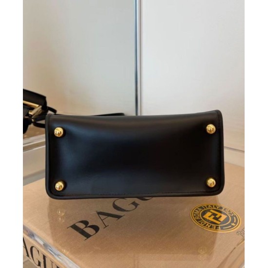 Fake Way Small Leather Bag 8BS054 Black Replica Replica Way Small Leather Bag 8BS054 Black