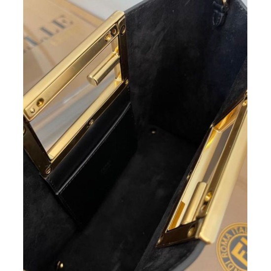 Fake Way Small Leather Bag 8BS054 Black Replica Replica Way Small Leather Bag 8BS054 Black
