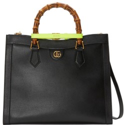 Replica Gucci Diana Medium Tote Bag 655658 Black