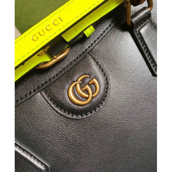 Replica Gucci Diana Medium Tote Bag 655658 Black