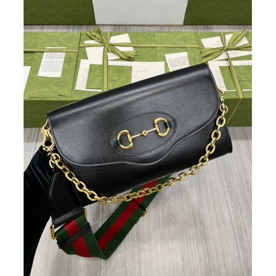 Replica Gucci Horsebit 1955 Small Bag 677286 Black Replica Gucci Horsebit 1955 Small Bag 677286 Black