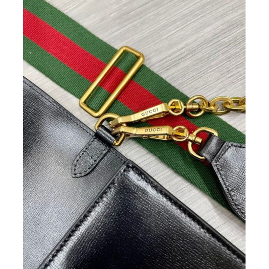 Replica Gucci Horsebit 1955 Small Bag 677286 Black Replica Gucci Horsebit 1955 Small Bag 677286 Black