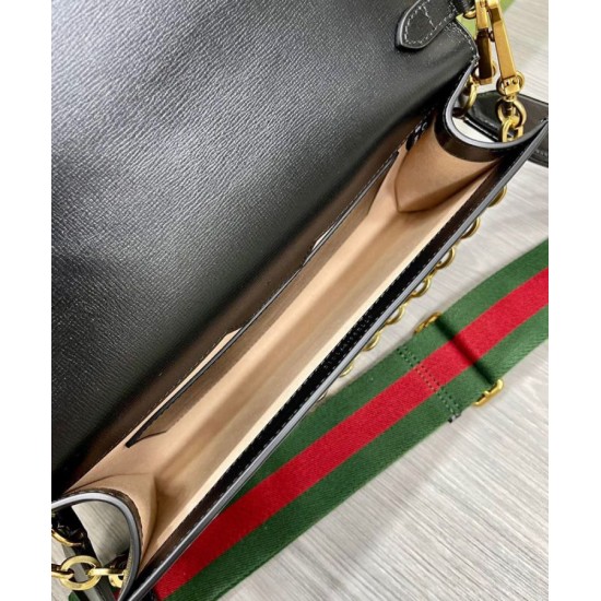 Replica Gucci Horsebit 1955 Small Bag 677286 Black Replica Gucci Horsebit 1955 Small Bag 677286 Black