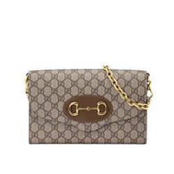 Replica Gucci Horsebit 1955 Small Bag 677286 Coffee