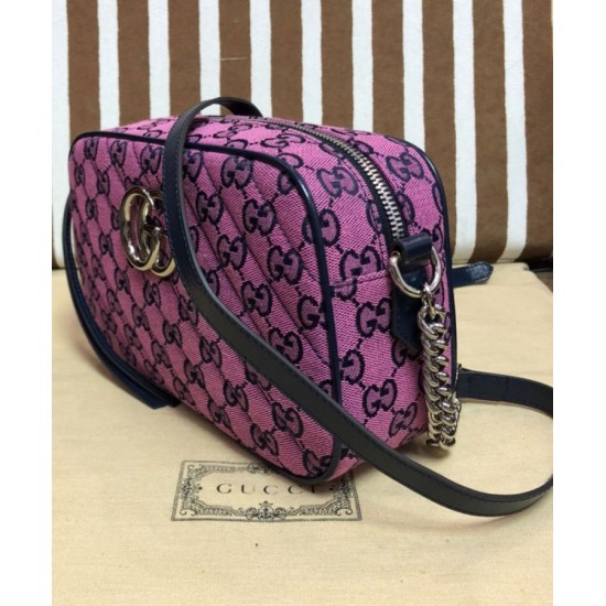 Fake Gucci GG Marmont Multicolour Small Shoulder Bag 447632 Replica Replica Gucci GG Marmont Multicolour Small Shoulder Bag 447632