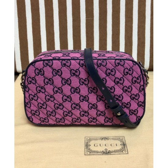 Fake Gucci GG Marmont Multicolour Small Shoulder Bag 447632 Replica Replica Gucci GG Marmont Multicolour Small Shoulder Bag 447632