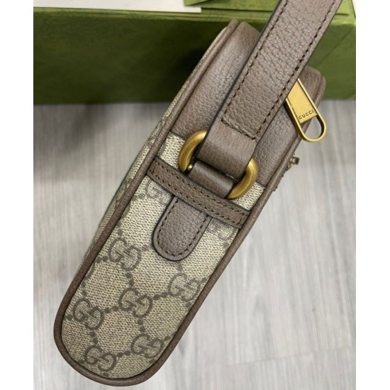 Fake Gucci Ophidia GG Shoulder Bag 598127 Dark Coffee Replica