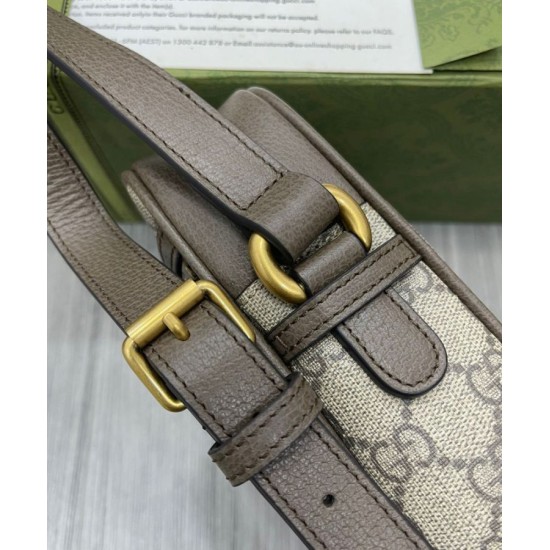 Fake Gucci Ophidia GG Shoulder Bag 598127 Dark Coffee Replica