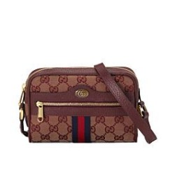 Replica Gucci Ophidia mini bag with Web 517350 Mauve