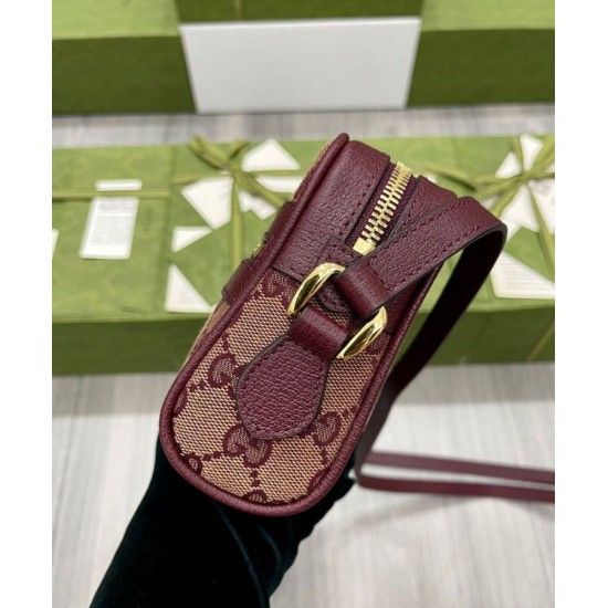 Replica Gucci Ophidia mini bag with Web 517350 Mauve Replica Gucci Ophidia mini bag with Web 517350 Mauve