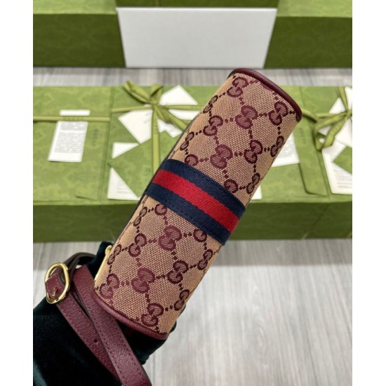 Replica Gucci Ophidia mini bag with Web 517350 Mauve Replica Gucci Ophidia mini bag with Web 517350 Mauve