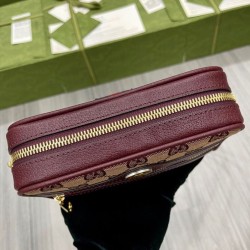 Replica Gucci Ophidia mini bag with Web 517350 Mauve