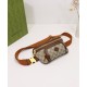 Replica Gucci Belt bag with Interlocking G 682933 Coffee Fake Gucci Belt bag with Interlocking G 682933 Coffee Replica