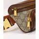 Replica Gucci Belt bag with Interlocking G 682933 Coffee Fake Gucci Belt bag with Interlocking G 682933 Coffee Replica